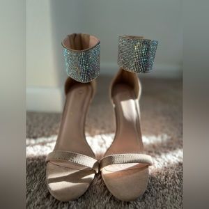Olivia stilettos with rhinestones